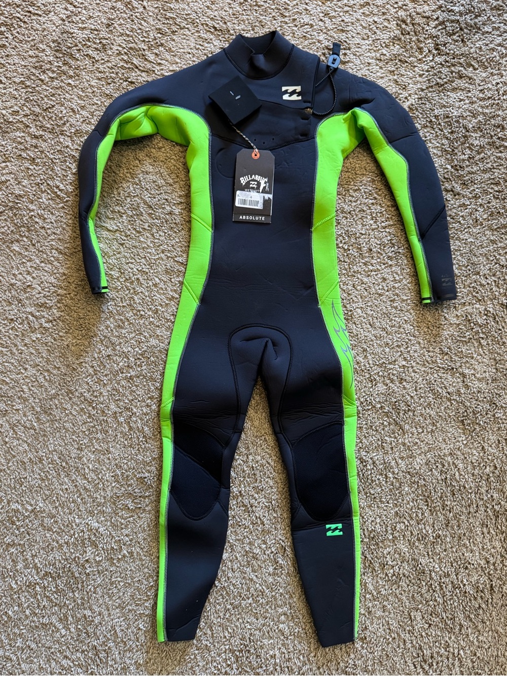 NWT Billabong Kids Absolute 4/3 Wetsuit